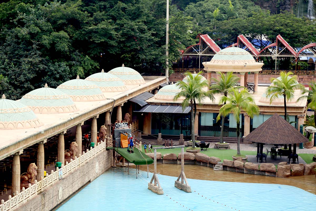 Glide Through Malaysia’s Longest Flying Fox at Sunway Lagoon - Bird’s-eye view of the landing spot.