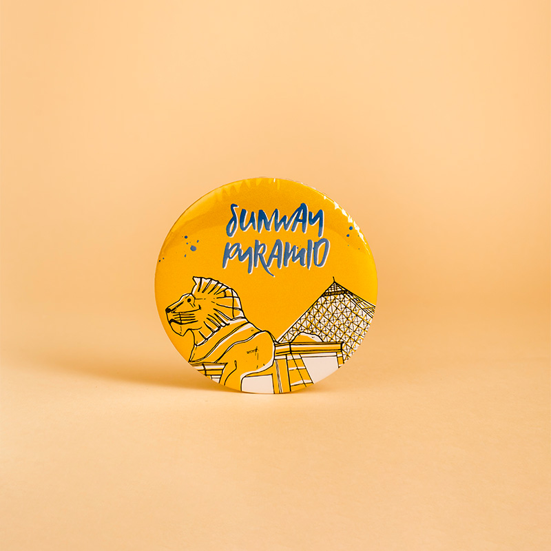 Need that little something to spice up your bag? That little something could be Sunway’s button badge! With 6 designs that feature the staples of Sunway City Kuala Lumpur to choose from, get yours now!