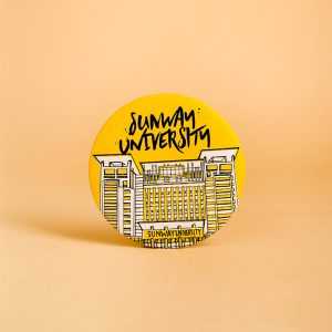 Need that little something to spice up your bag? That little something could be Sunway’s button badge! With 6 designs that feature the staples of Sunway City Kuala Lumpur to choose from, get yours now!