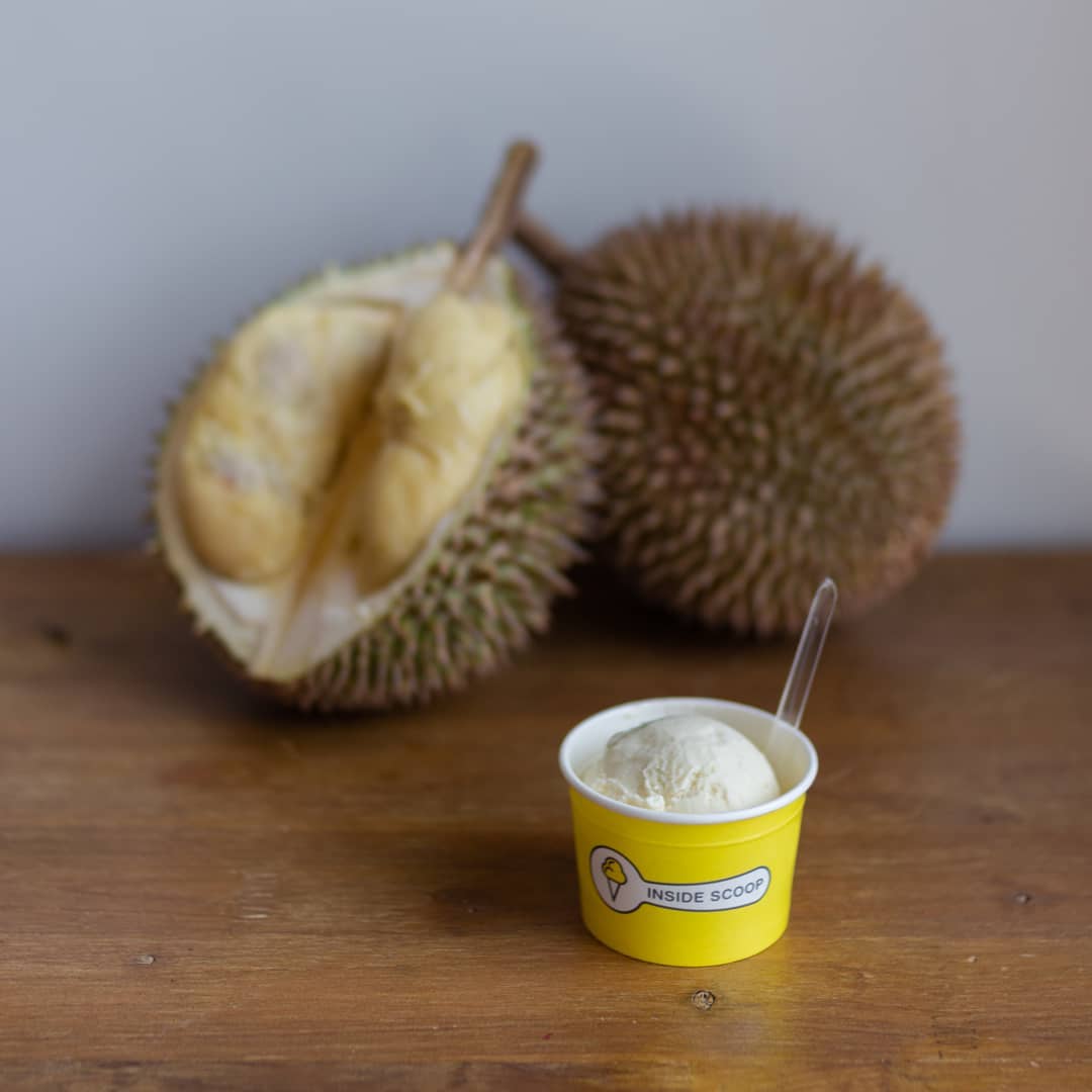 Known as Inside Scoop’s very first creation, the eccentric durian ice-cream remains one of their bestsellers! For enthusiasts of the “king of fruits”, get your hands on this very flavour when you visit!