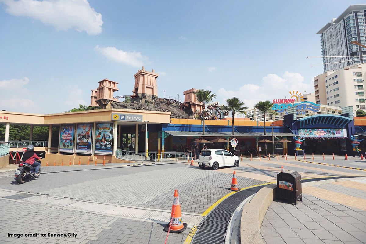 Sunway Lagoon Main Parking Entrance