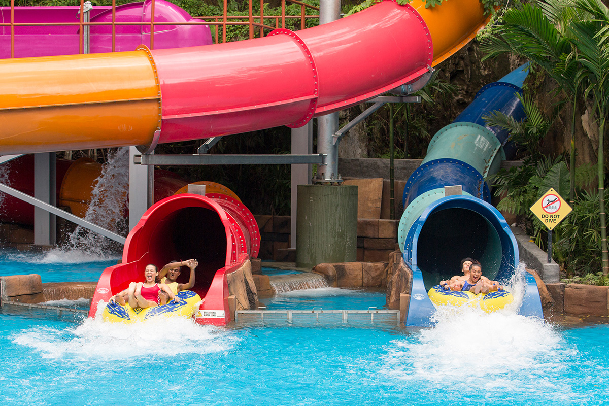 sunway lagoon primeval boa constrictor and cobra creek