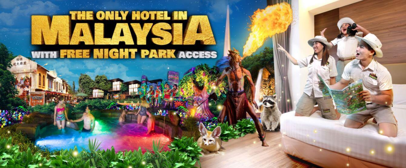 sunway lost world hotel - the only hotel in malaysia with free night park access