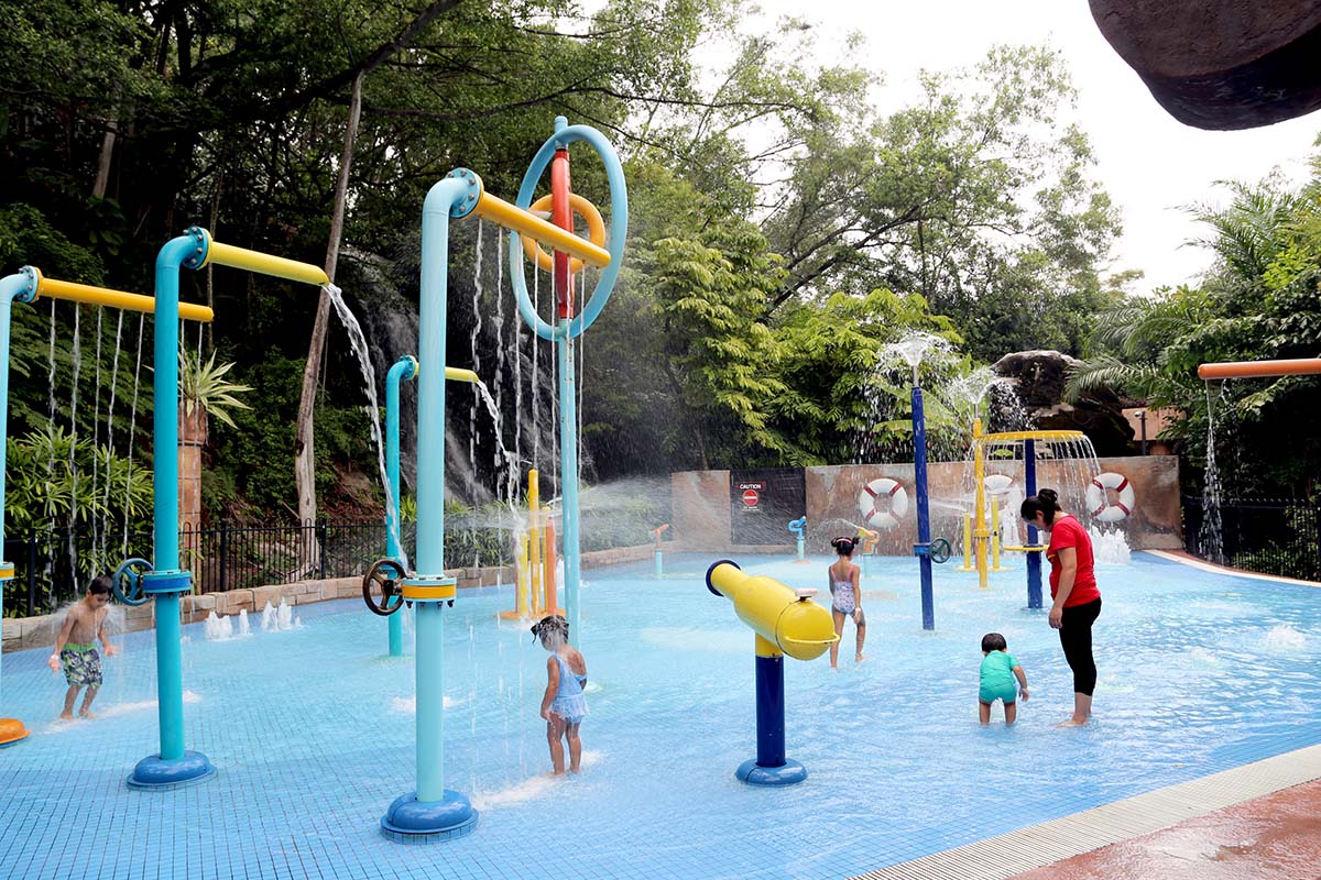 Non-stop Interactive Water Spray Experience - Splish Splash at Sunway Lagoon