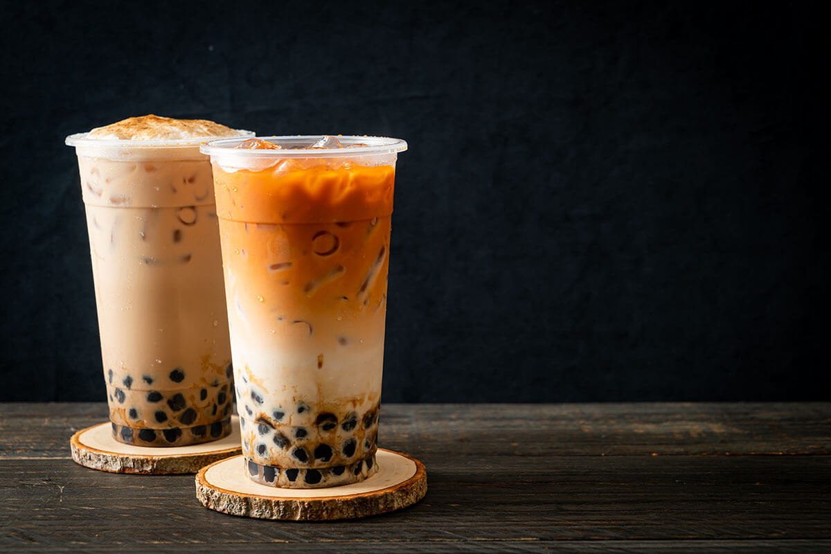 fresh boba coffee bubble tea