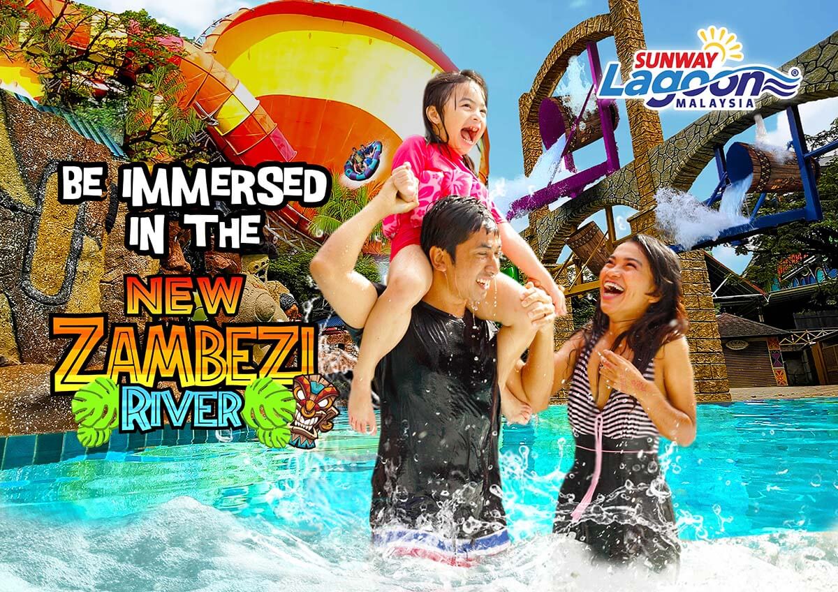 new Zambezi River at Sunway Lagoon