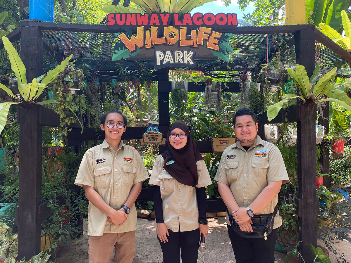 rangers of sunway wildlife park in sunway lagoon