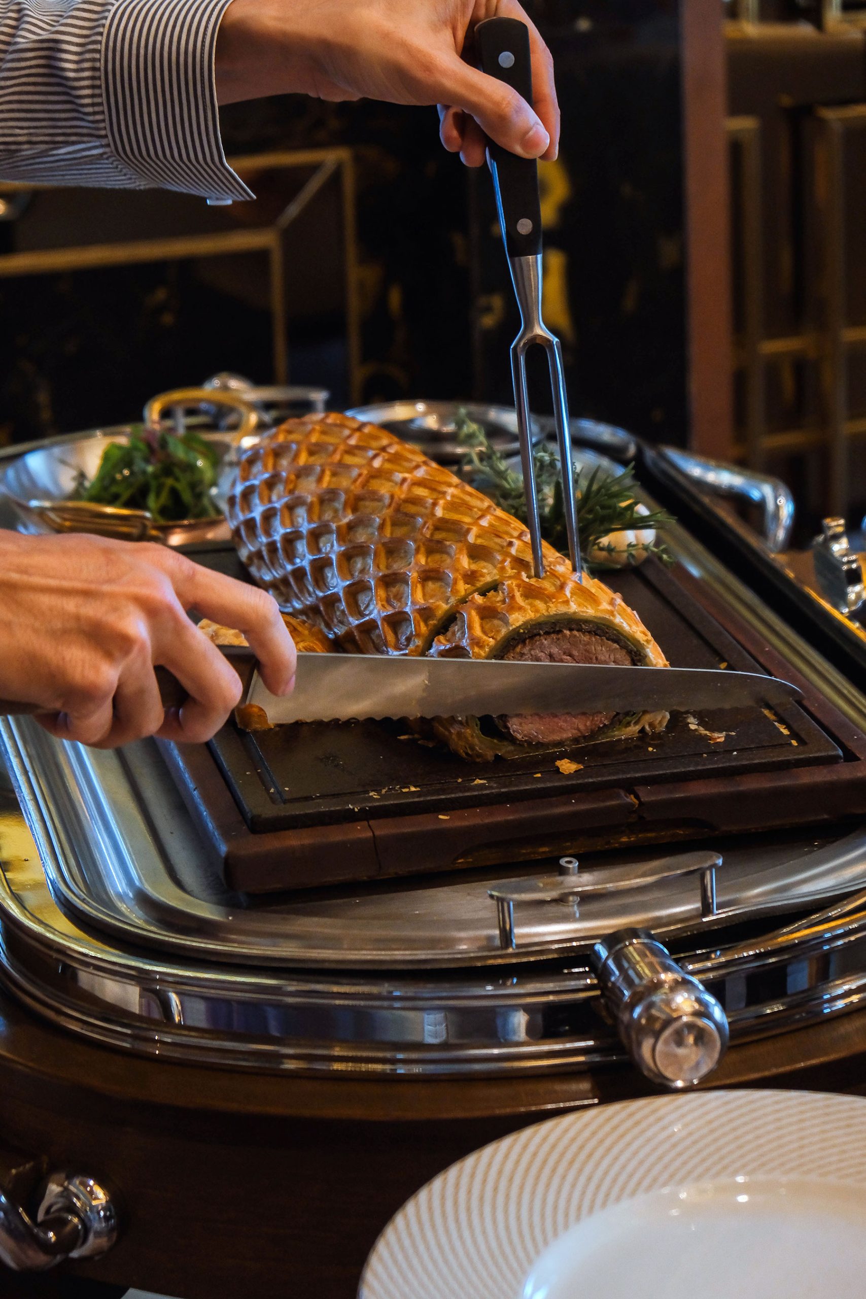 Gordon Ramsay’s classic Beef Wellington. That’s it.