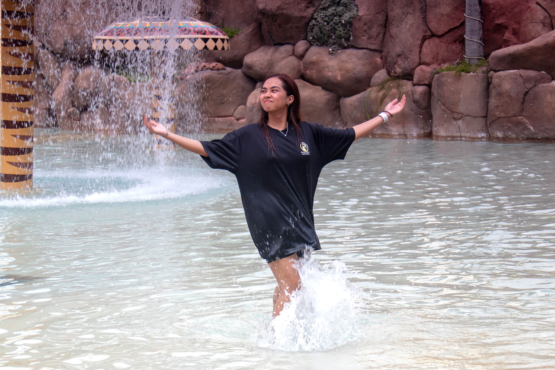 Just being a child of Poseidon tingz! at Sunway Lagoon Water Park